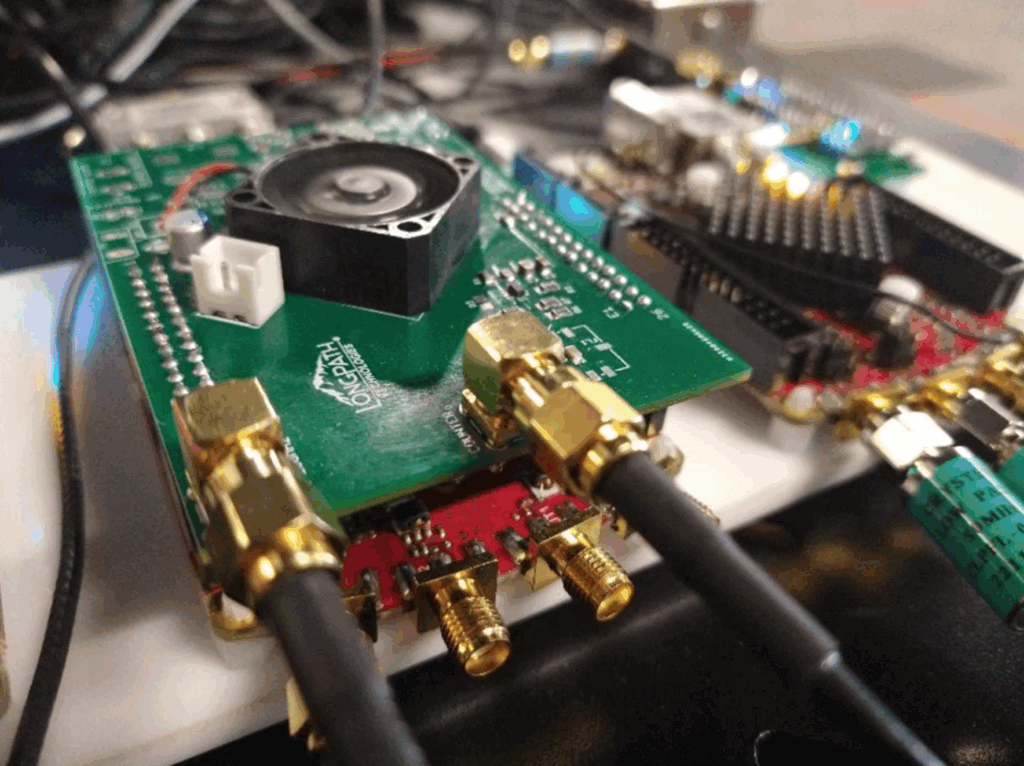 Laser monitoring of methane emissions with Red Pitaya.